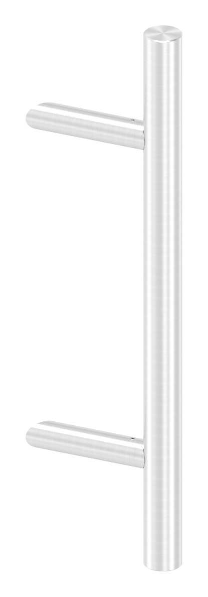 Stoßgriff inkl. Halter mit 45° Schräge 45° mit L: 500mm, V2A Stoßgriff inkl. Halter mit 45° Schräge 45° mit L: 500mm, V2A
