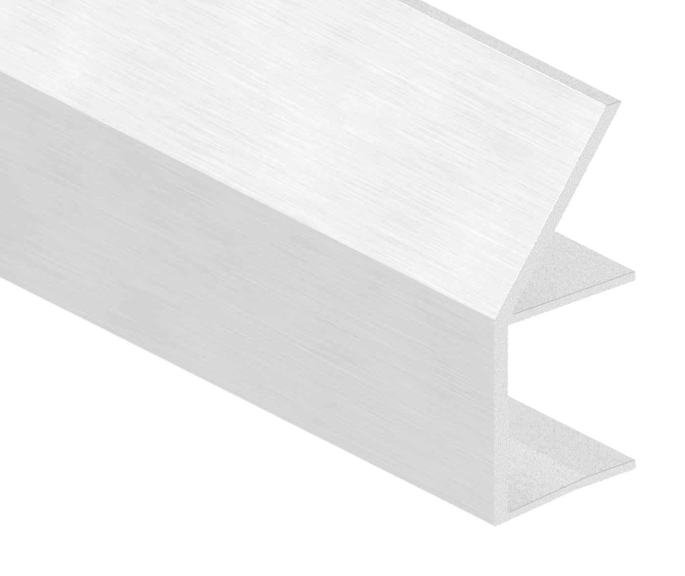Regenrinne für Vordächer, Glas 21,52mm, L=1800mm, E4/EV1