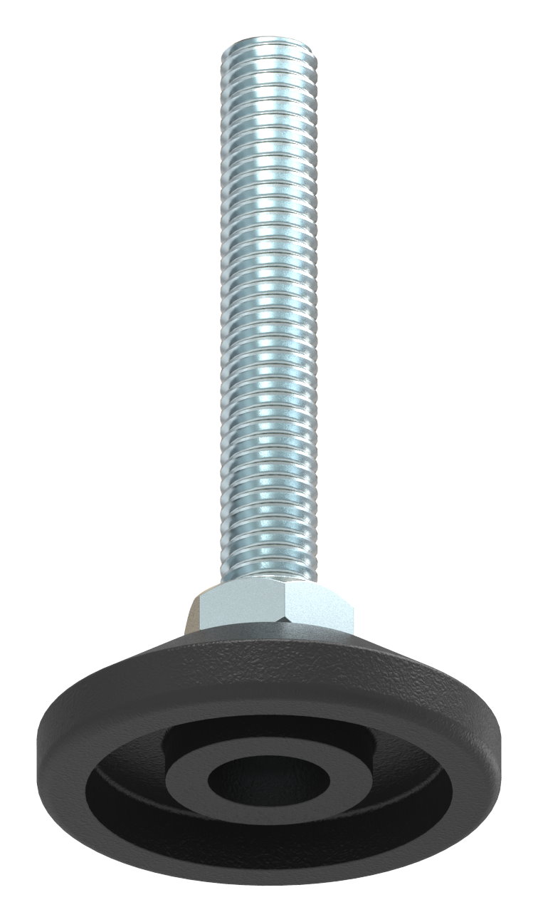 Stellfuß mit Justierschraube mit Innensechskant