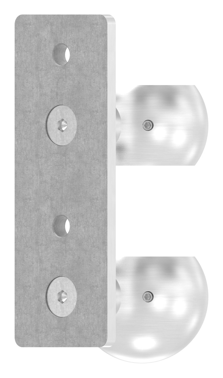 Wandbefestigung für Geländerpfosten 48,3mm, V2A