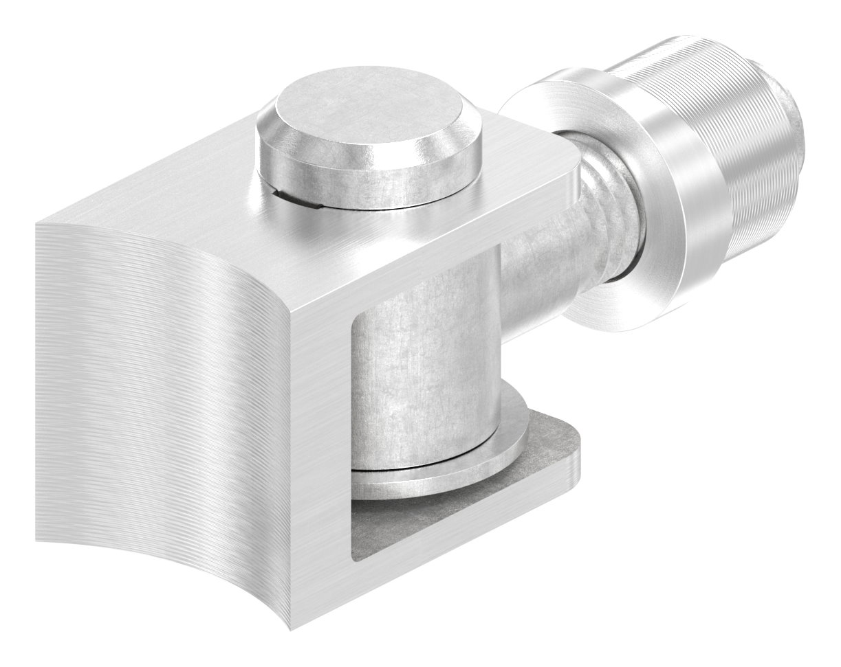 Torband mit Gewindehülse M12 für Rohr 42,4mm, V2A