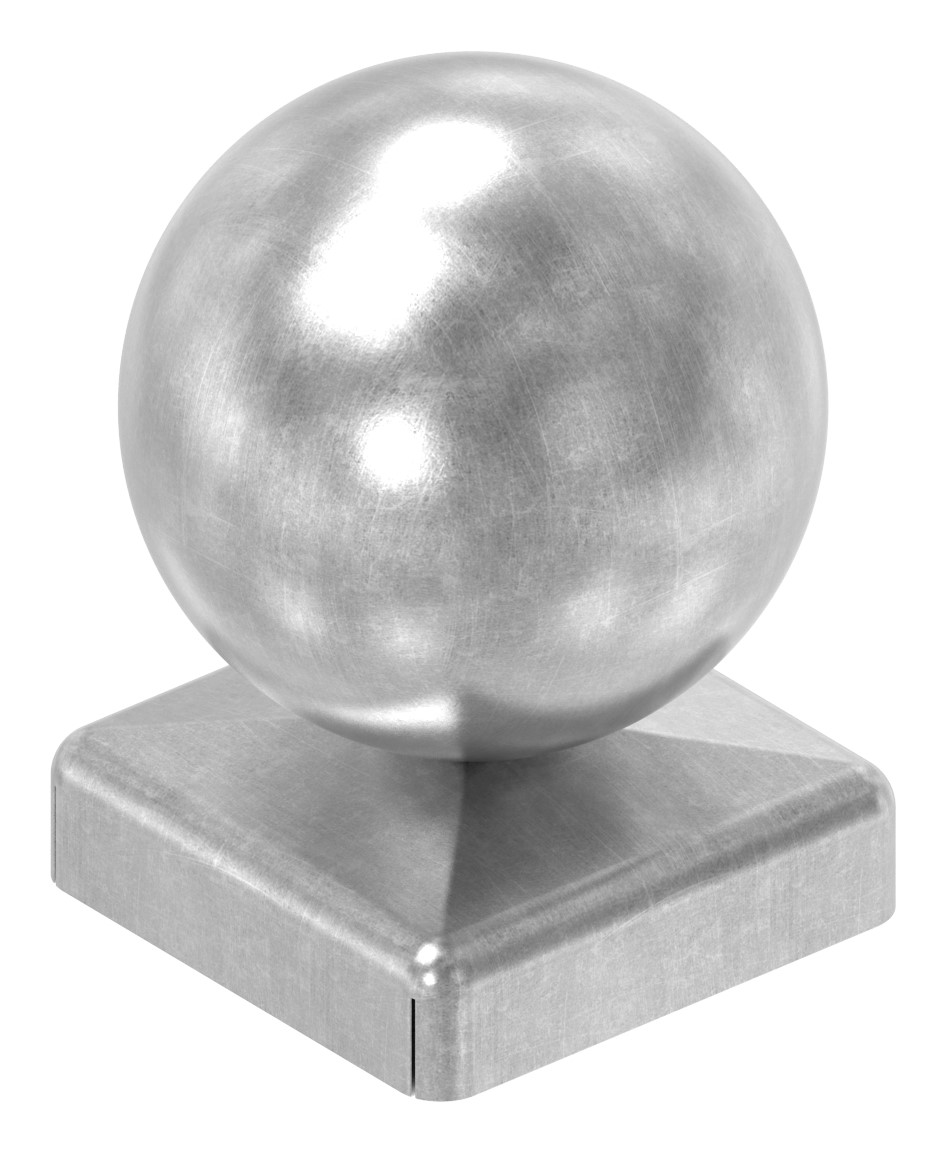 Pfeilerbedecker 30x30mm mit Hohlkugel Ø 40mm