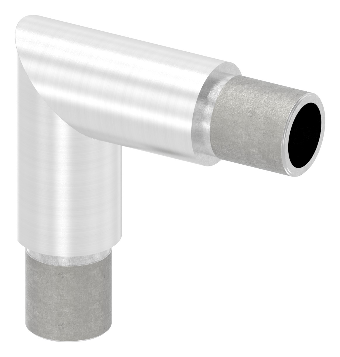 Eckstück 90°, für Rohr 21,3x2,0mm, V4A