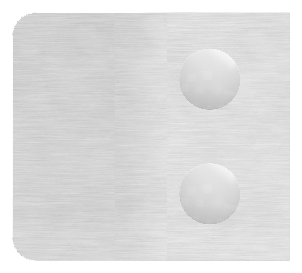Glasklemme Mod. 14, Anschluss: 48,3mm, V4A Glasklemme Mod. 14, Anschluss: 48,3mm, V4A