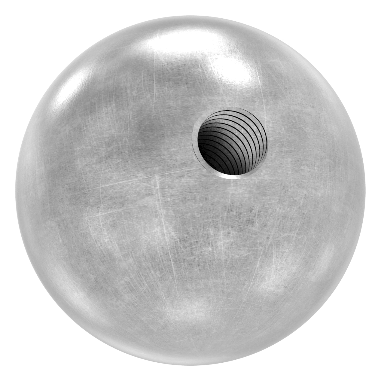 Massivkugel 25mm, mit Innengewinde M6