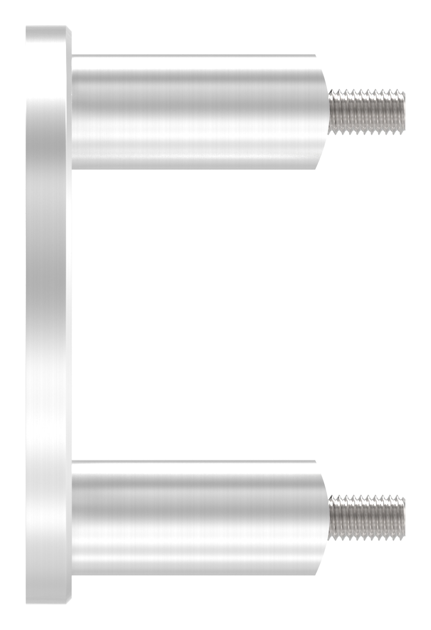 Wandbefestigung für Geländerpfosten 42,4mm, V2A