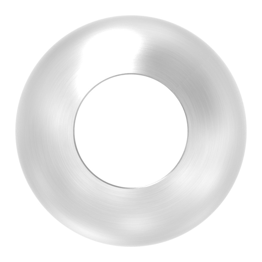 Vollkugel Ø 25mm mit Durchgangsbohrung 12,2mm, V2A