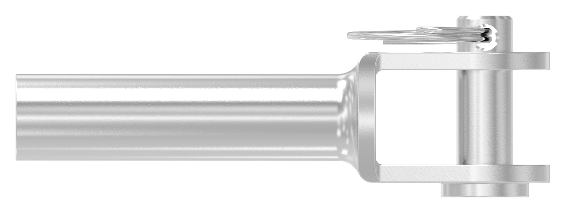 Gabelterminal mit Innengew. M8 links, V4A
