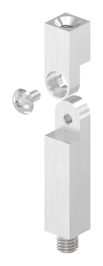 Gelenkstift aus 12x12mm, L: 68mm, V2A