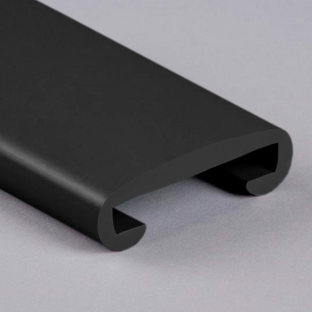 Kunststoffhandlauf für 50x8mm, anthrazitgrau