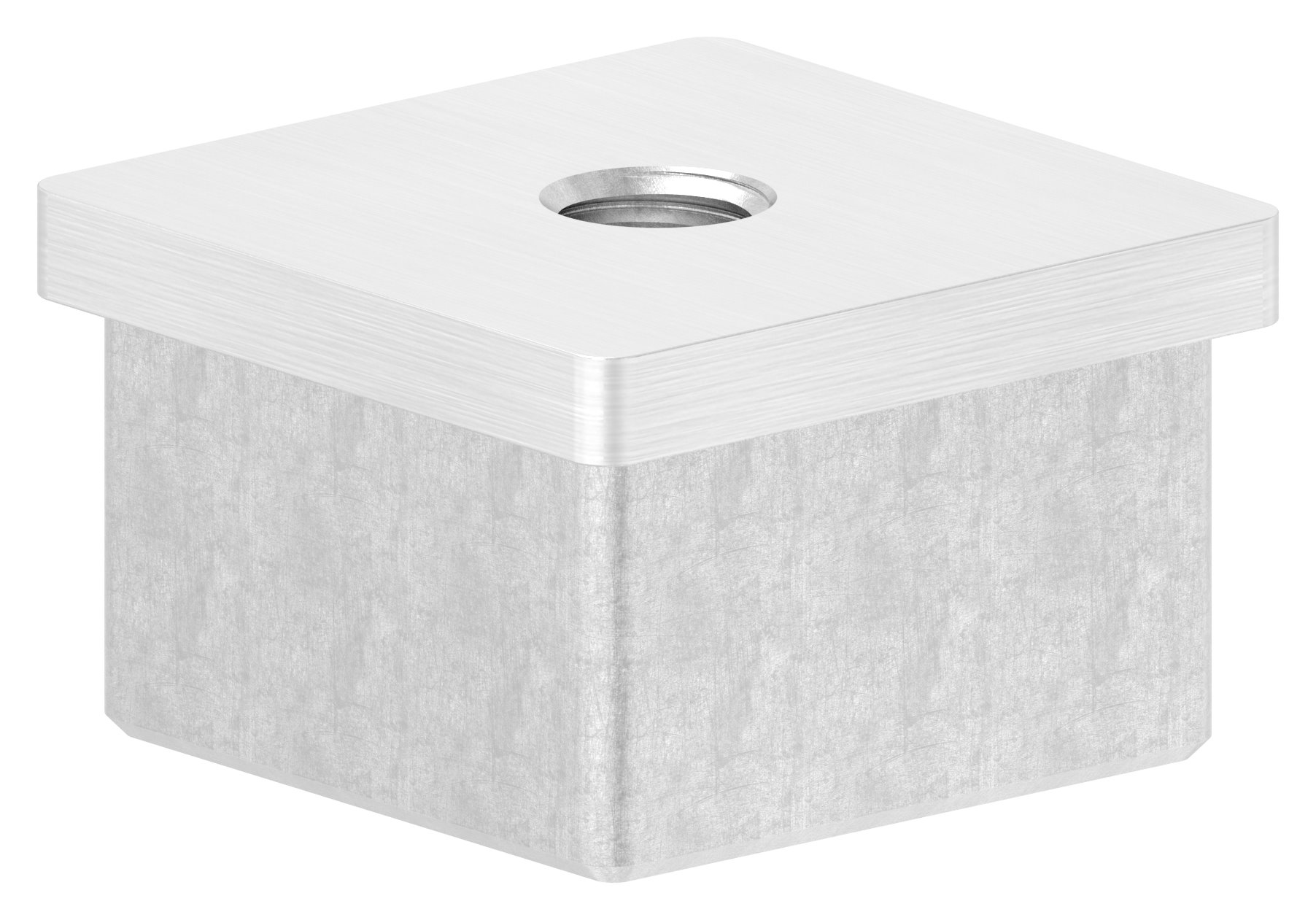 Einsteckkappe, für Rohr 40x40x2,0mm, V4A