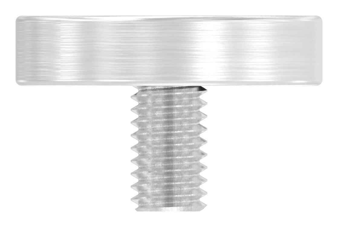 Handlaufanschlussplatte verstellbar, flach, V4A
