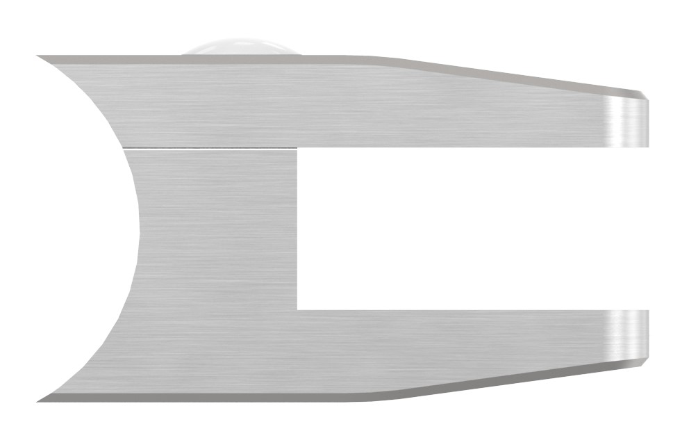 Glasklemme Mod. 35, Anschluss: 42,4mm, V2A Glasklemme Mod. 35, Anschluss: 42,4mm, V2A
