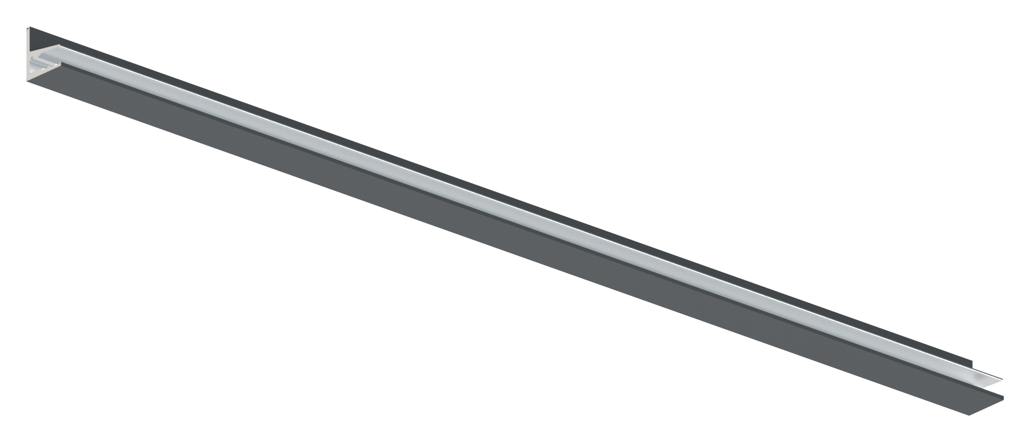 Vordachprofil eleganza canopy, L: 2405mm, RAL7016