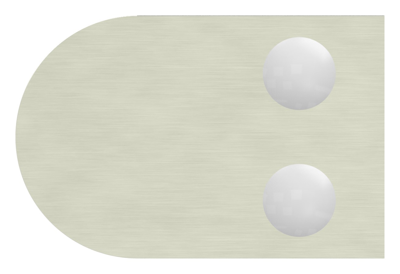 Glasklemme Mod. 12, Anschluss: 42,4mm, VA-Effekt Glasklemme Mod. 12, Anschluss: 42,4mm, VA-Effekt