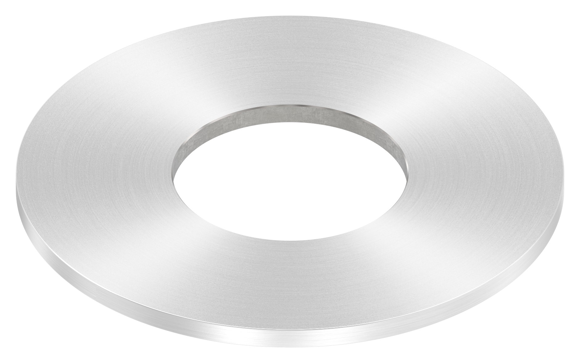 Ankerplatte Ø 100x4mm, mit Rundschliff, V2A