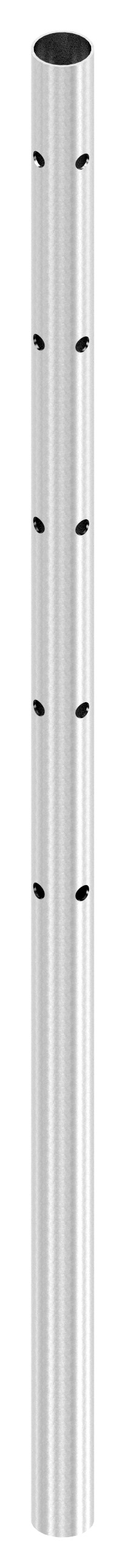 Edelstahlpfosten aus Rohr 42,4mmx2,0mm, V2A