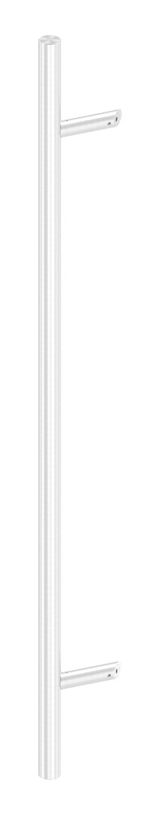 Stoßgriff inkl. Halter mit 45° Schräge 45° mit L: 1,2m, V2A Stoßgriff inkl. Halter mit 45° Schräge 45° mit L: 1,2m, V2A