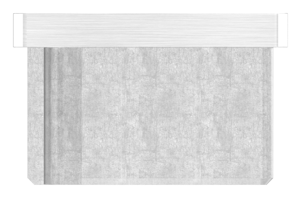 Einsteckkappe, für Rohr 50x40x2,0mm, V2A