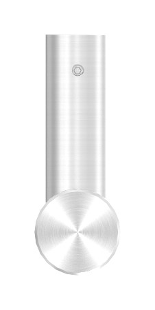 Stoßgriff inkl. Halter gerade mit L: 1500mm, V2A Stoßgriff inkl. Halter gerade mit L: 1500mm, V2A