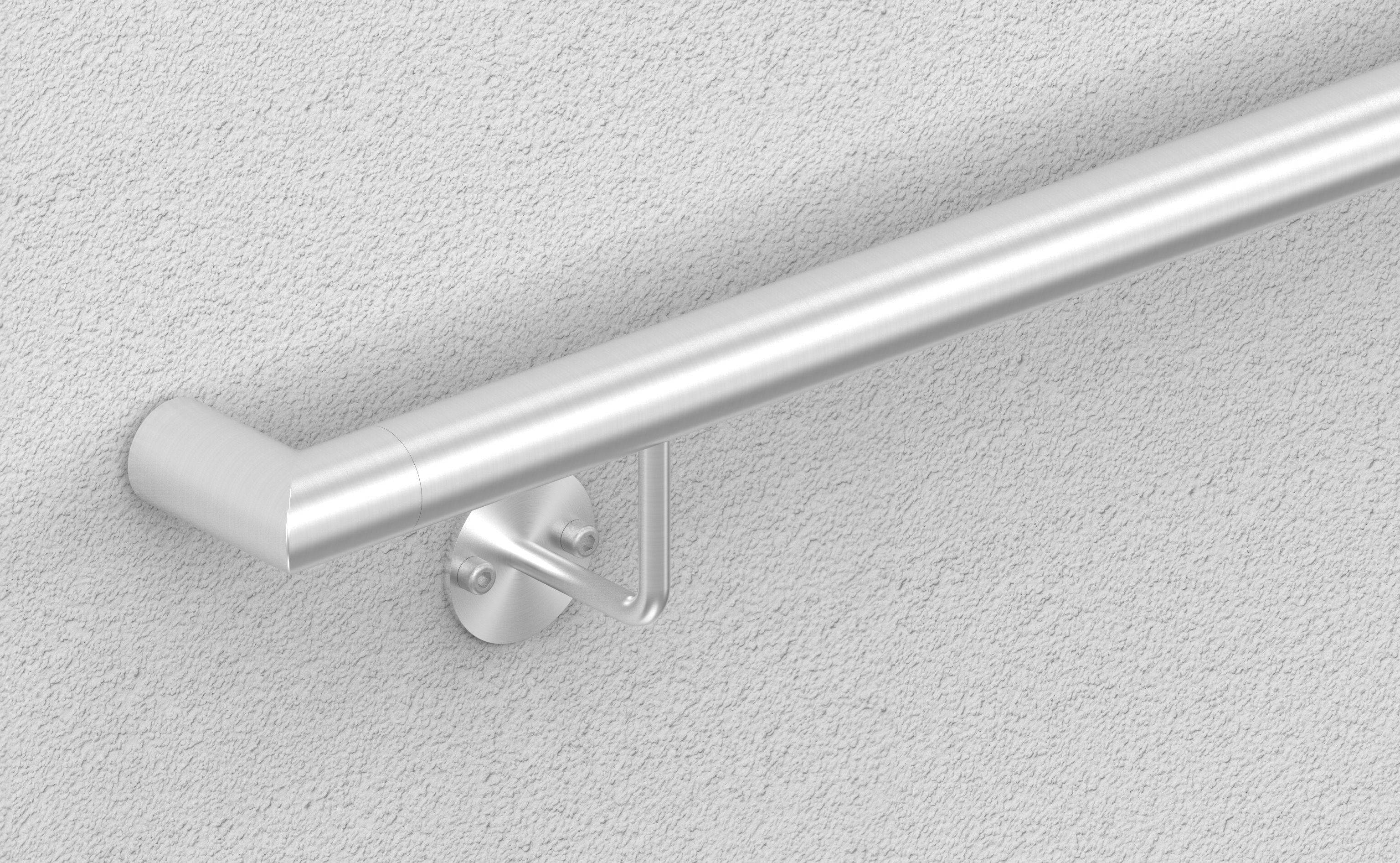 Endbogen 90°, für Rohr 33,7x2,0mm, V2A