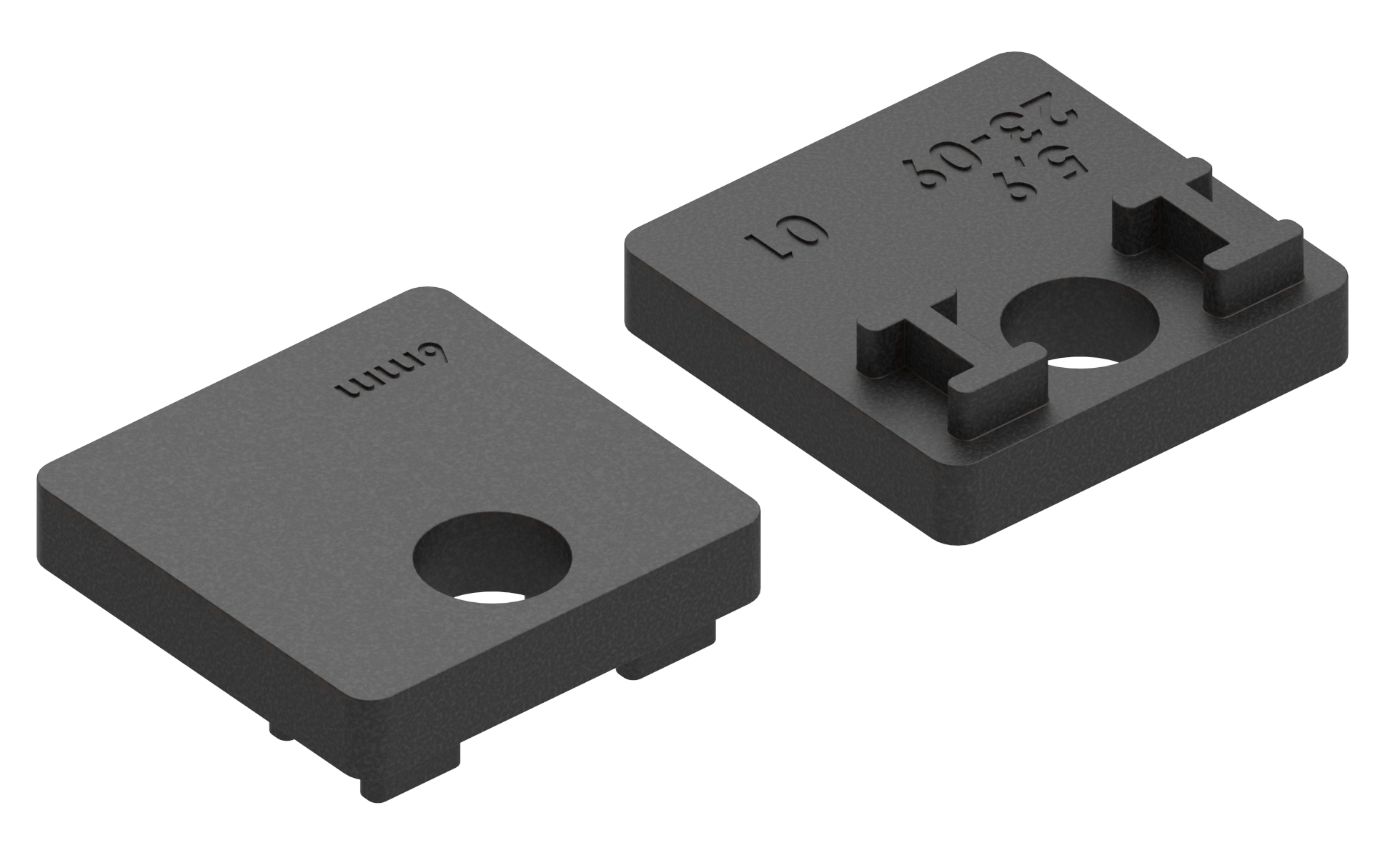 1 Paar Gummi für Mod. 36, für ESG-Glas 6mm