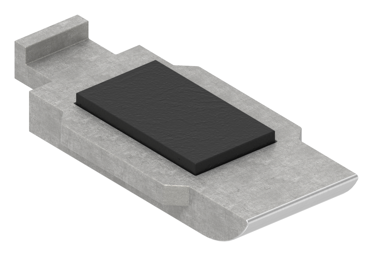 Sicherungsplatte für Mod. 45 , V2A