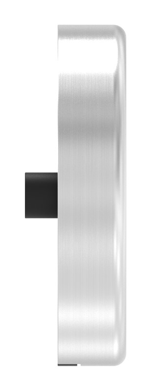 Schlüsselrosette-Paar, für Buntbart, V2A