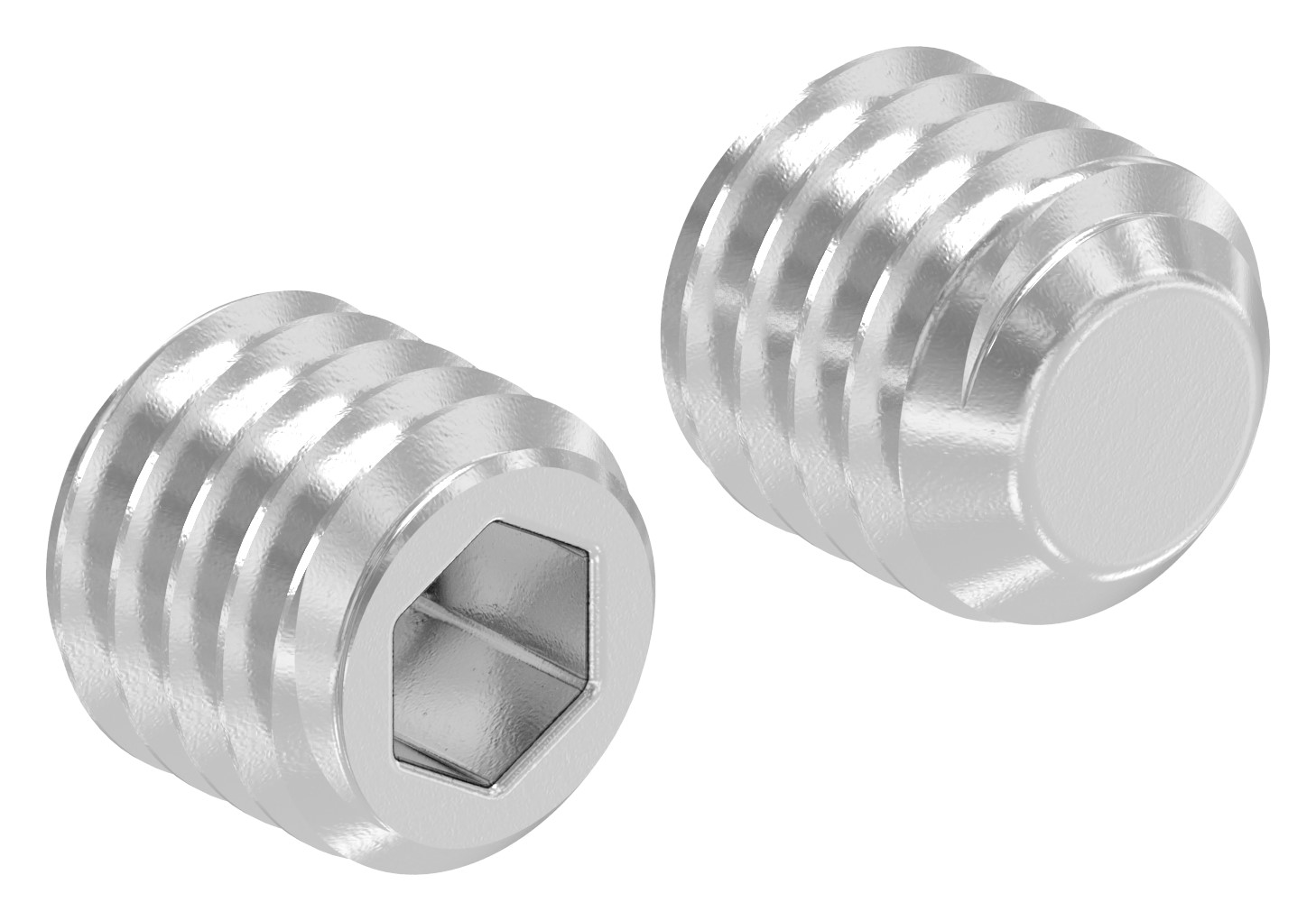 Gewindestift M6x6, V2A, DIN 913 / ISO 4026