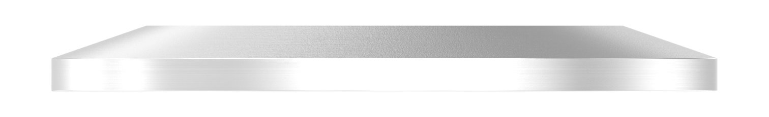 Adapterplatte Ø 60mm für Rohr 42,4 x 2,0-2,5mm, V2A