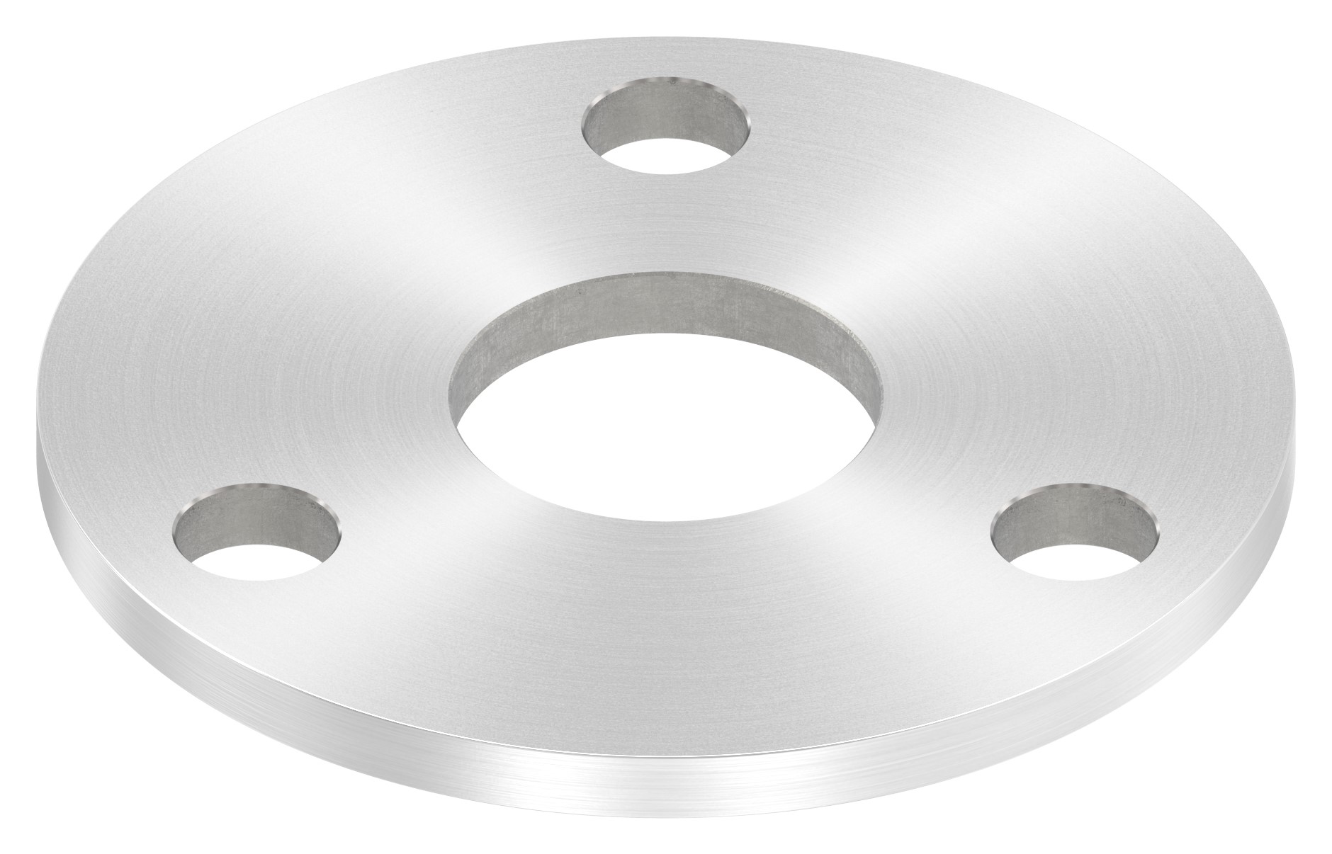 Ankerplatte Ø 100x6mm, mit Rundschliff, V2A