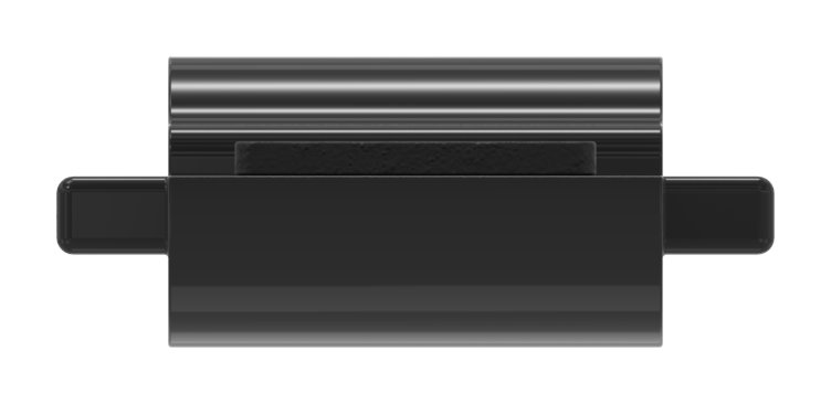 Sicherungsplatte für Mod. 14 , Zink roh pulverbeschichtet in RAL 9005 glänzend Sicherungsplatte für Mod. 14 , Zink roh pulverbeschichtet in RAL 9005 glänzend