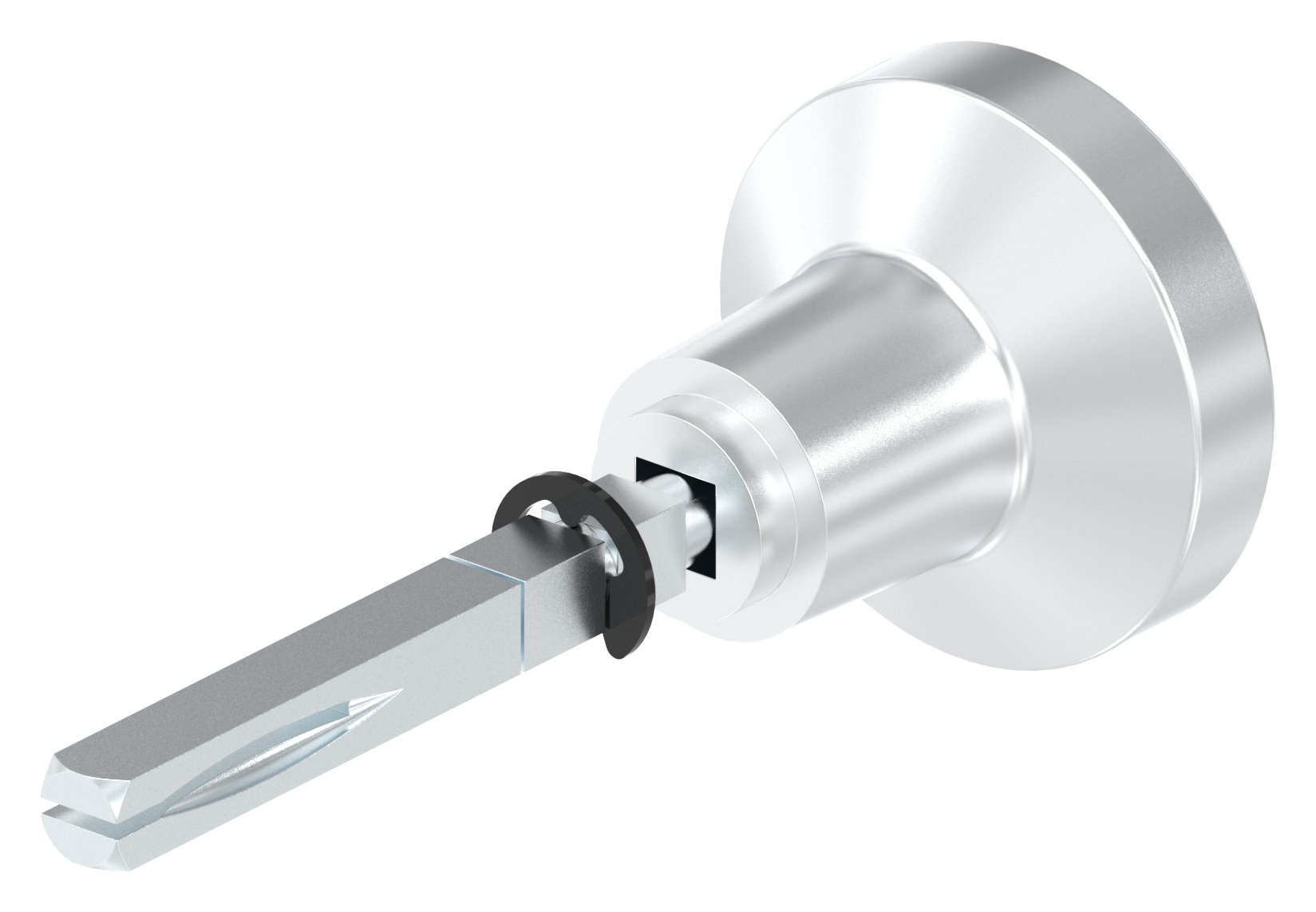 Kindersicherungsknopf einzeln, für GTS-Schlösser, ALU