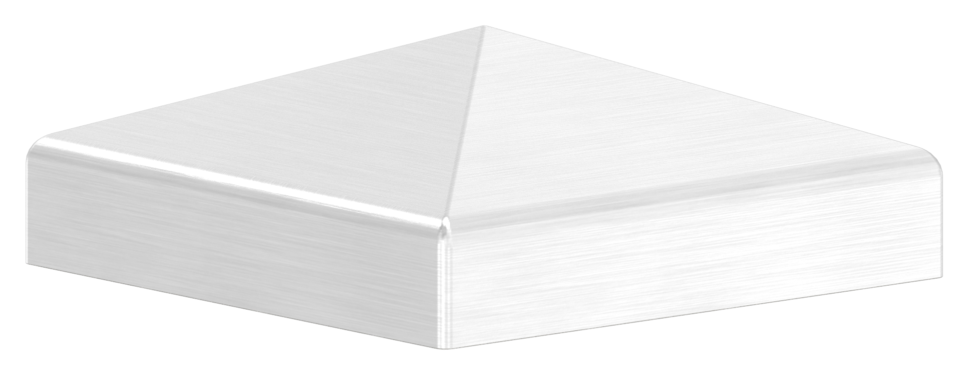 Pyramidenkappe, für Rohr 50x50mm, V2A