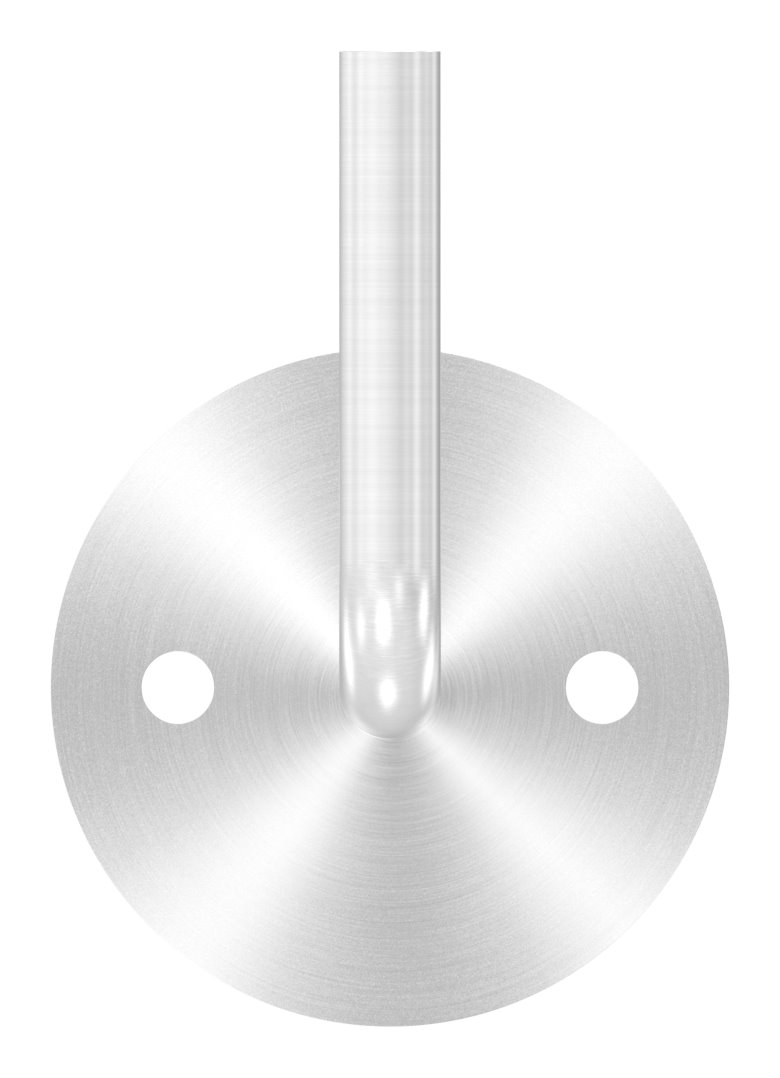 Handlaufhalter zum Anschweißen (Ronde und Bügel verschweißt), V2A