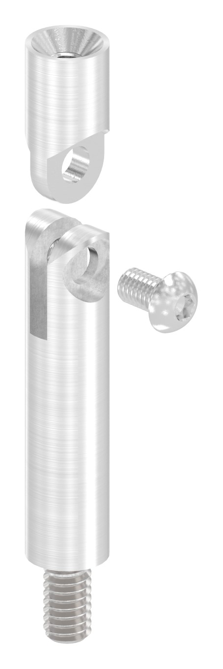 Gelenkstift Ø 14mm, L: 76mm, V4A Gelenkstift Ø 14mm, L: 76mm, V4A
