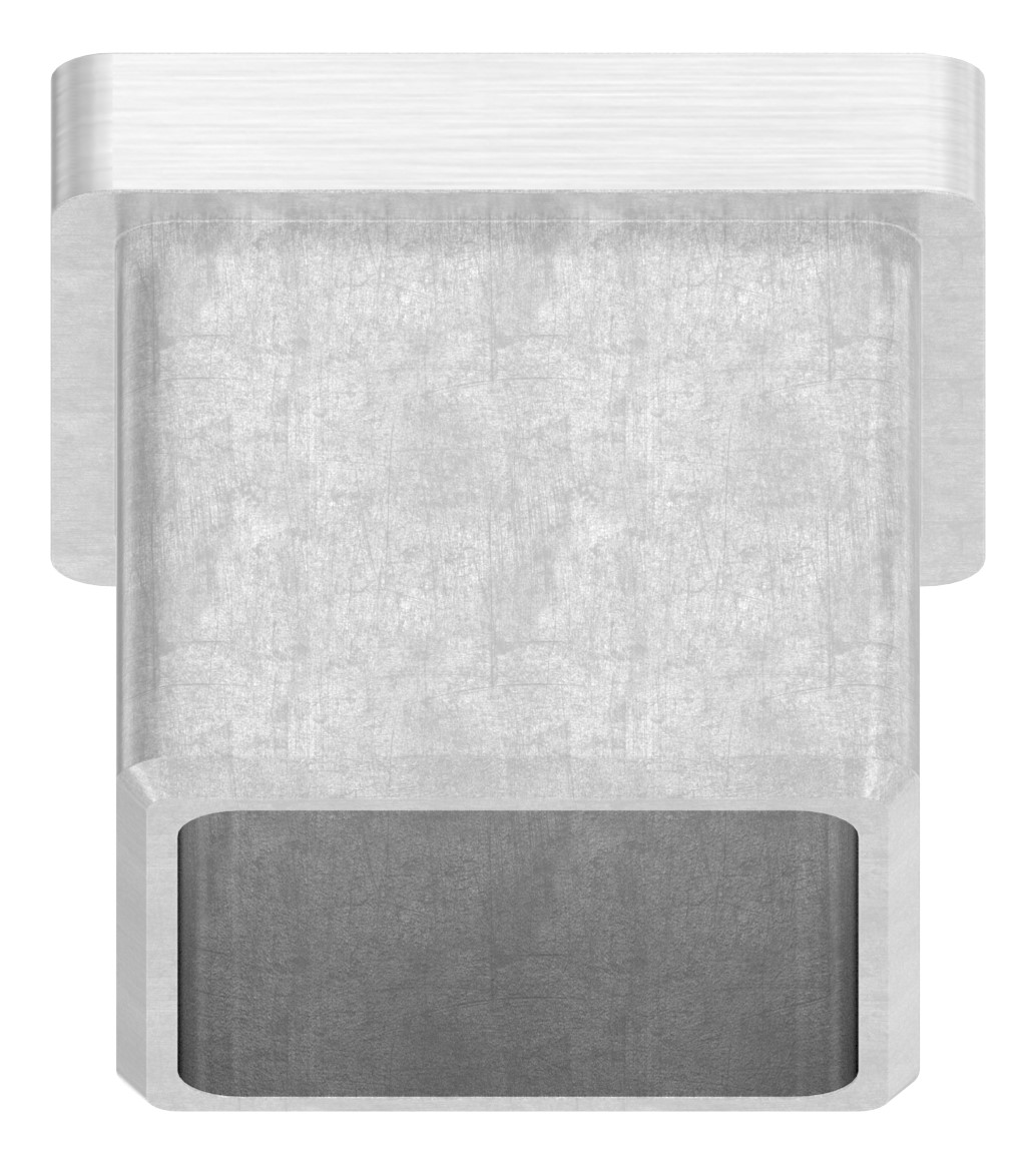 Einsteckkappe, für Rohr 30x30x2,0mm, V4A