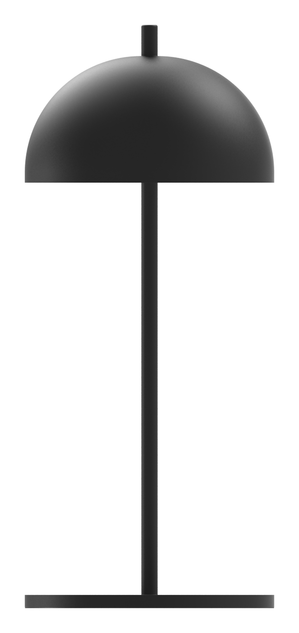 STALYS n°1 Dark Horizon: Akku-Tischleuchte Schwarz in 28x12x12cm