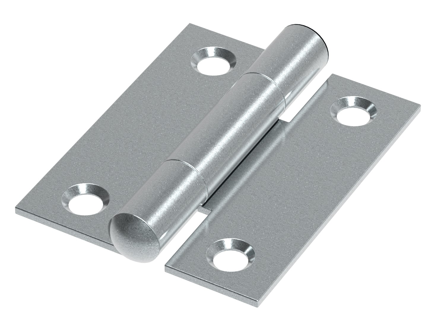 Scharnier 25x20mm mit festem Zapfen