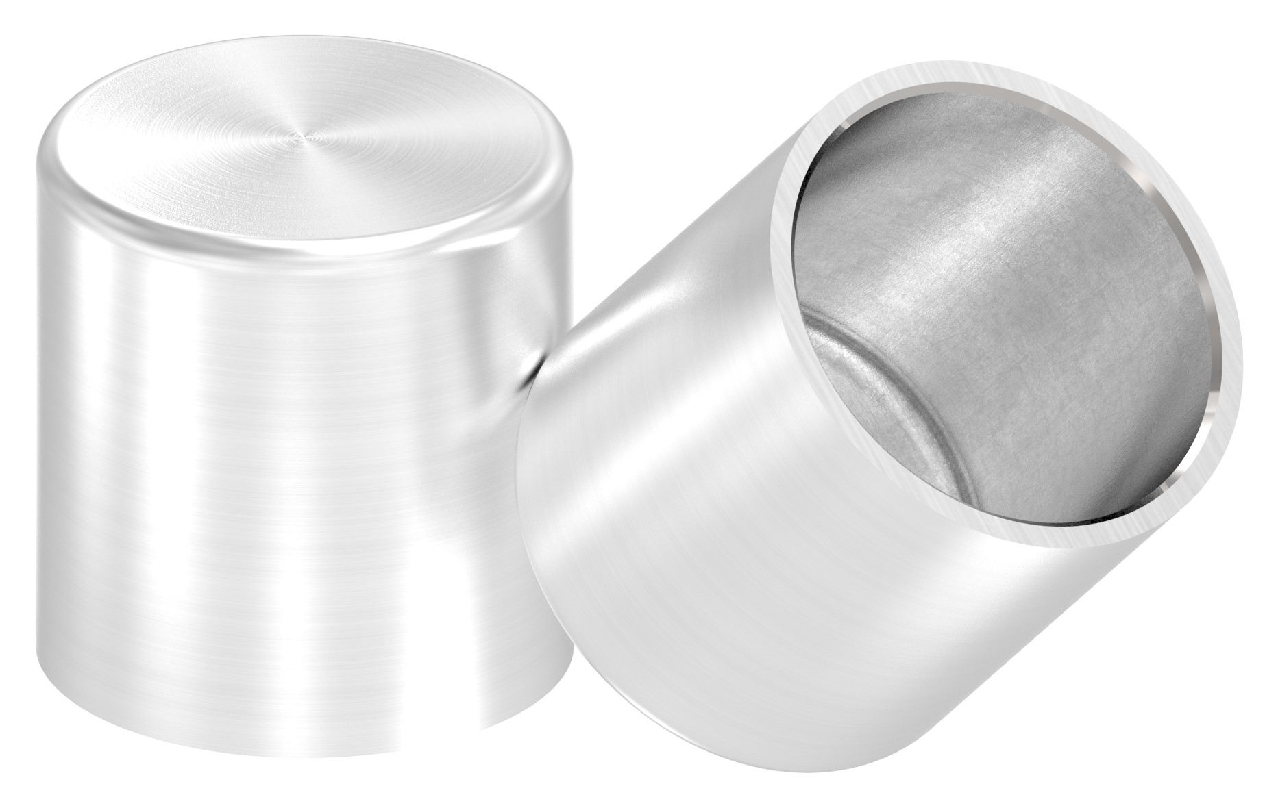 Endkappe für Stecksystem, für 33,7x2,0mm, V2A