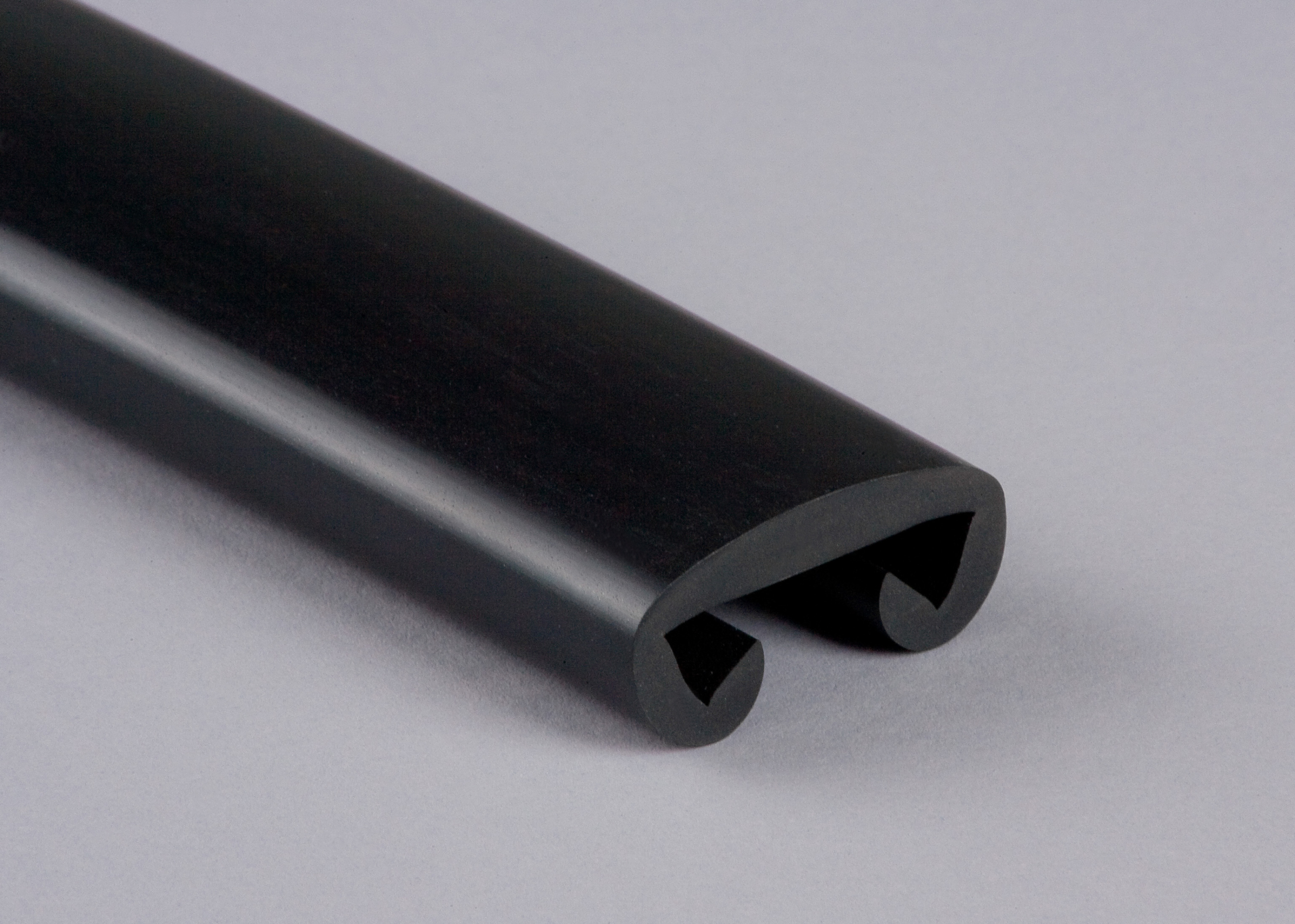 Kunststoffhandlauf für 30x8mm, schwarz