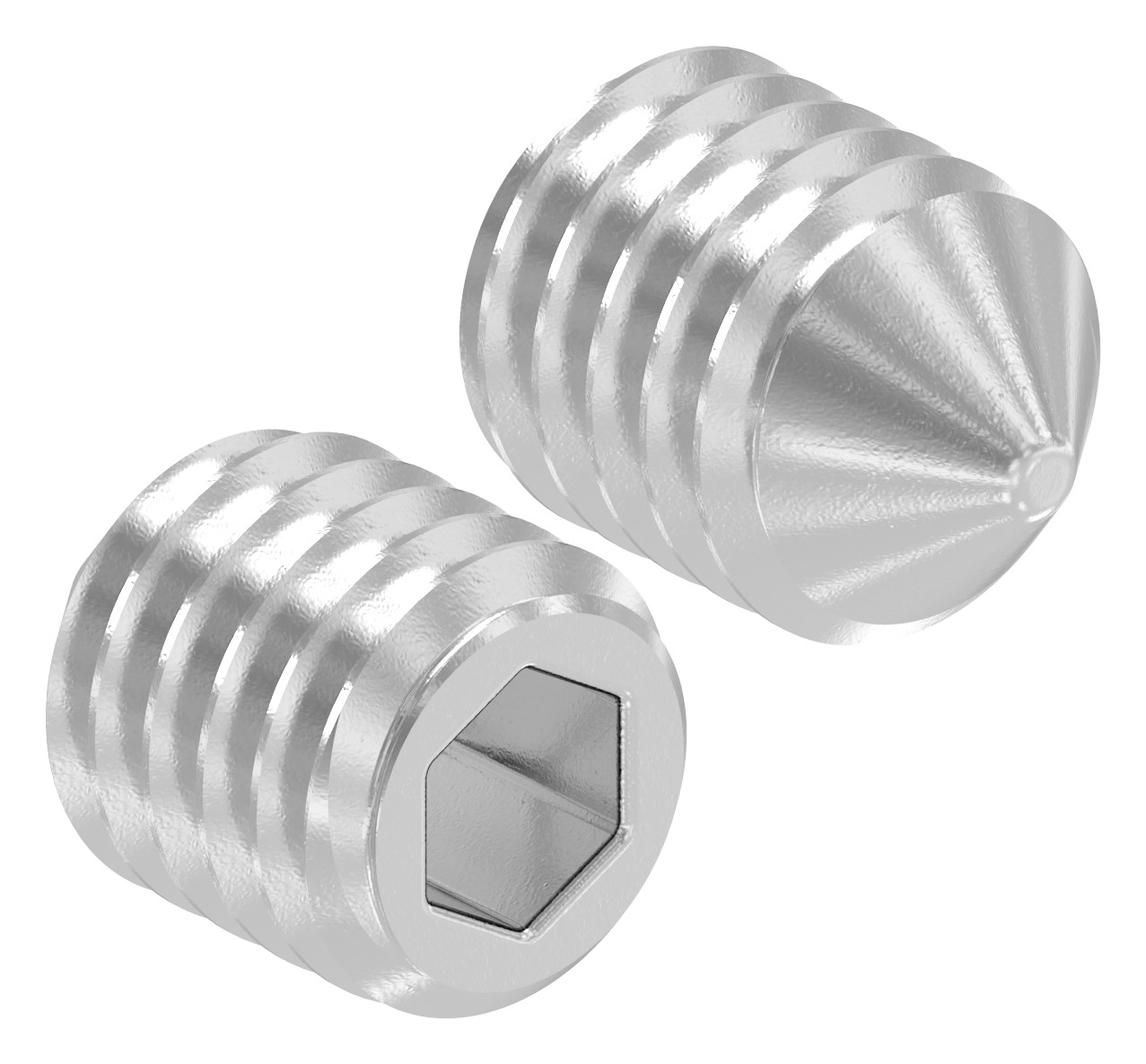 Gewindestift M6x8, V2A, DIN 914 / ISO 4027