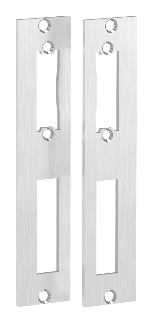Edelstahlschließblech 172x36x3,0mm, für Abstand 72mm, V2A