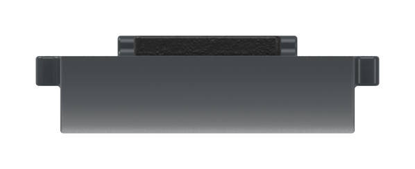 Sicherungsplatte für Mod. 38 , Zink roh pulverbeschichtet in RAL 7016 matt