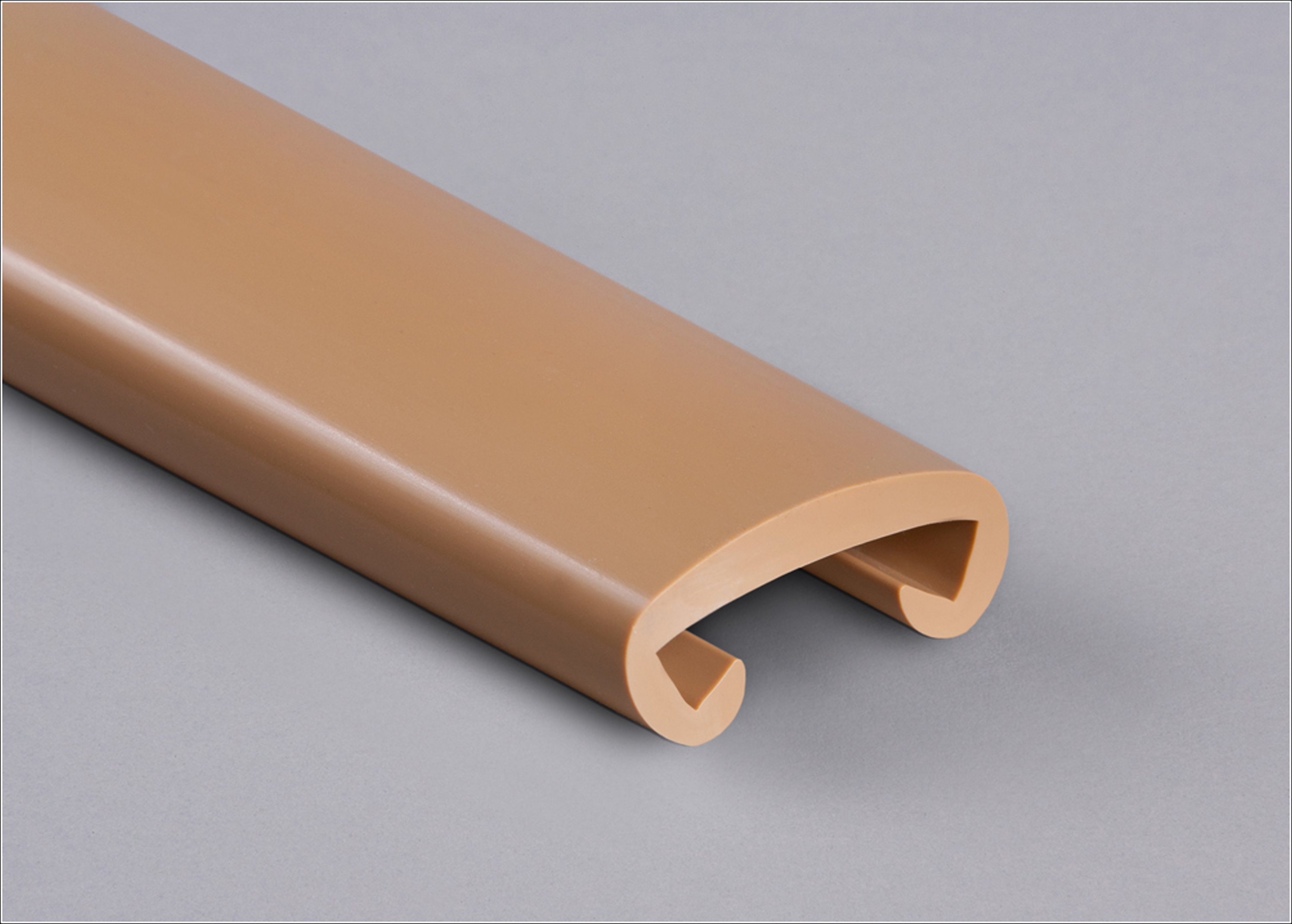 Kunststoffhandlauf für 40x8mm, sandbeige