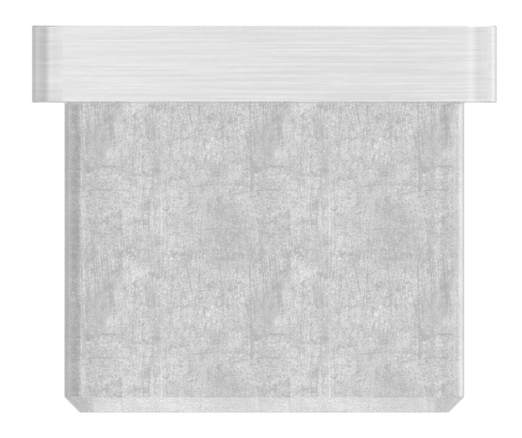 Einsteckkappe, für Rohr 30x30x2,0mm, V2A
