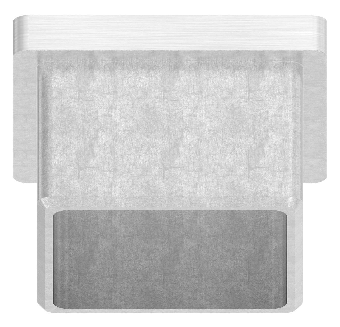 Einsteckkappe, für Rohr 40x40x3,0mm, V4A