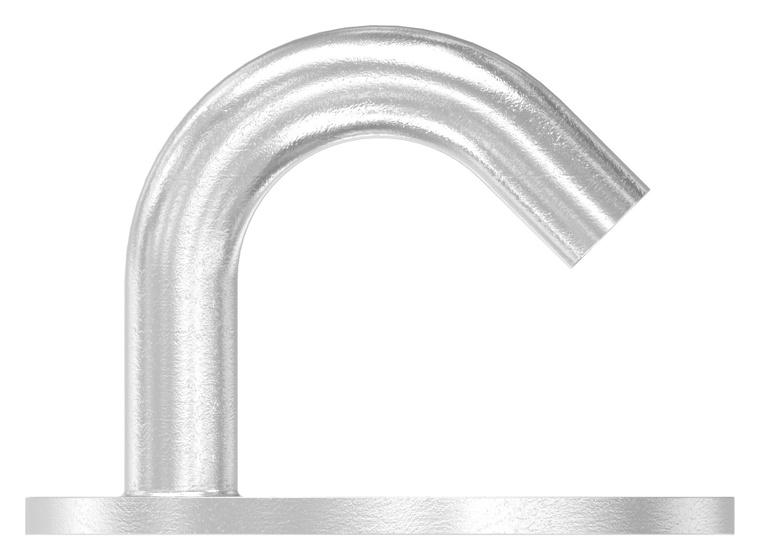 Befestigungsöse/Haken mit runder Platte V4A