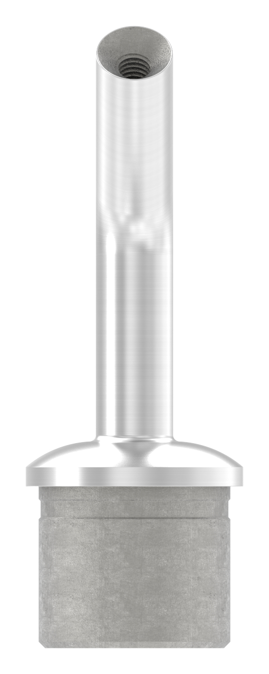 Rohrabschlussstopfen mit Stift 135°, für Rohr 33,7x2,0mm, V2A