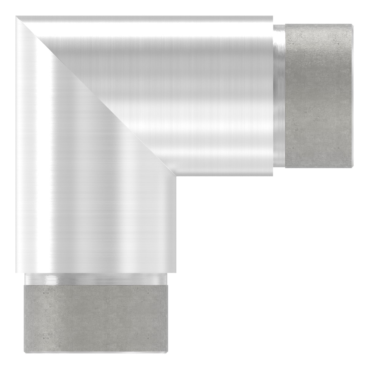Eckstück 90°, für Rohr 40,0x2,0mm, V2A